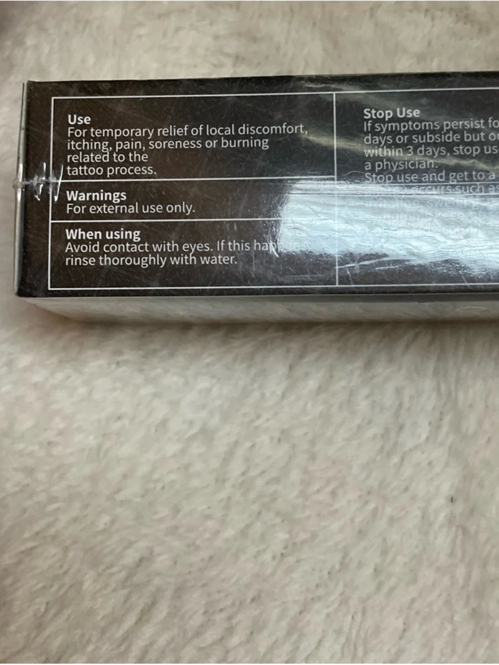 Black Tattoo Numbing Cream - Maximum Strength